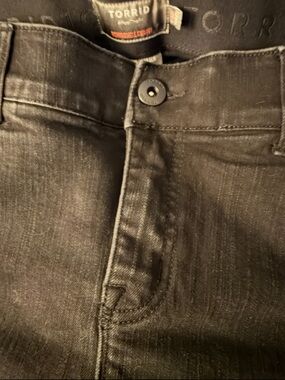 Torrid Black Slim Jeans — Clean Front Rise